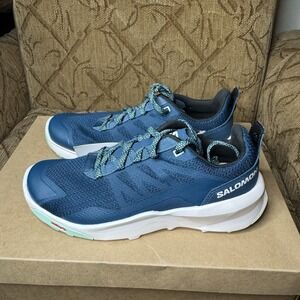 Salomon Women's Patrol Blue Hiking Shoes‎ 6.5 Trail Running Outdoors (416776)